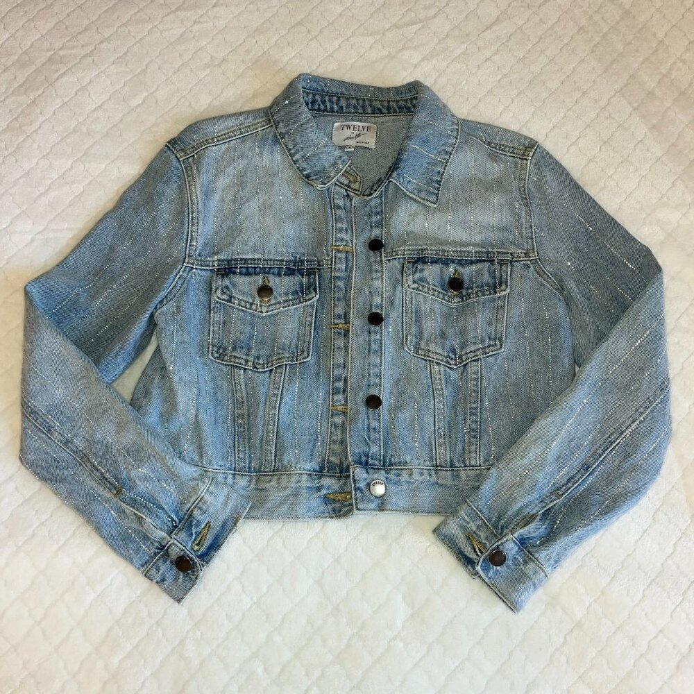 Twelve by Ontwelfth Cropped Denim Jacket